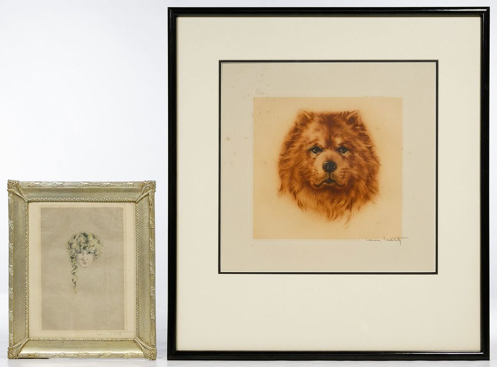 Lot 323: Louis Icart (French, 1888â€“1950) Lithographs 'Mon