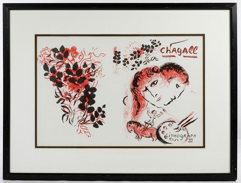 Lot 325: Marc Chagall (Russian / French, 1887-1985) 'Femme Nue'