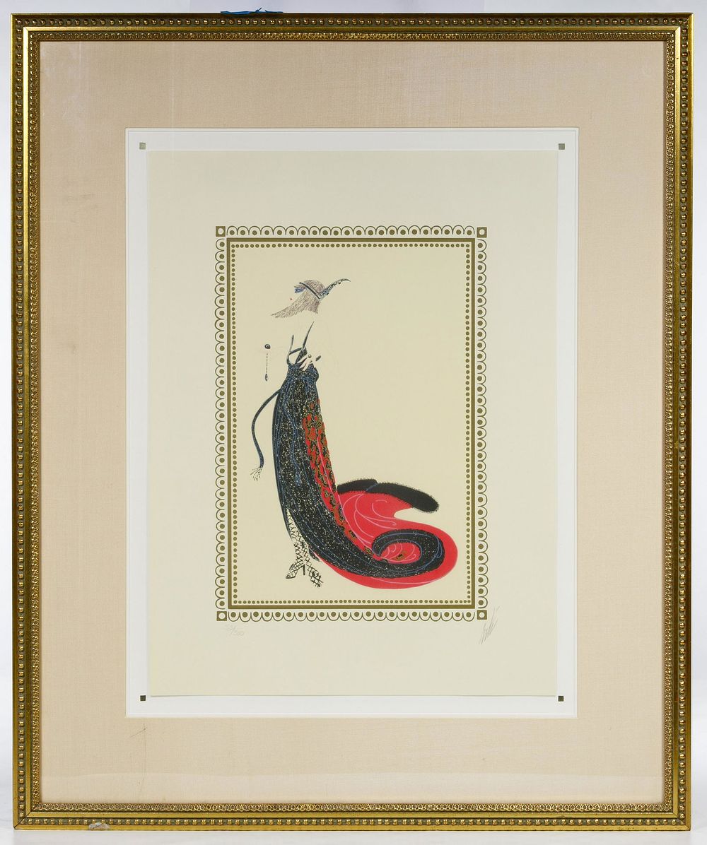 Lot 330: Romain de Tirtoff (Erte) (Russian, 1892-1990) 'Black