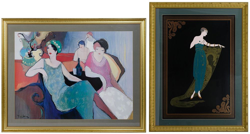 Lot 331: Romain de Tirtoff (Erte) (Russian, 1892-1990) 'Emerald