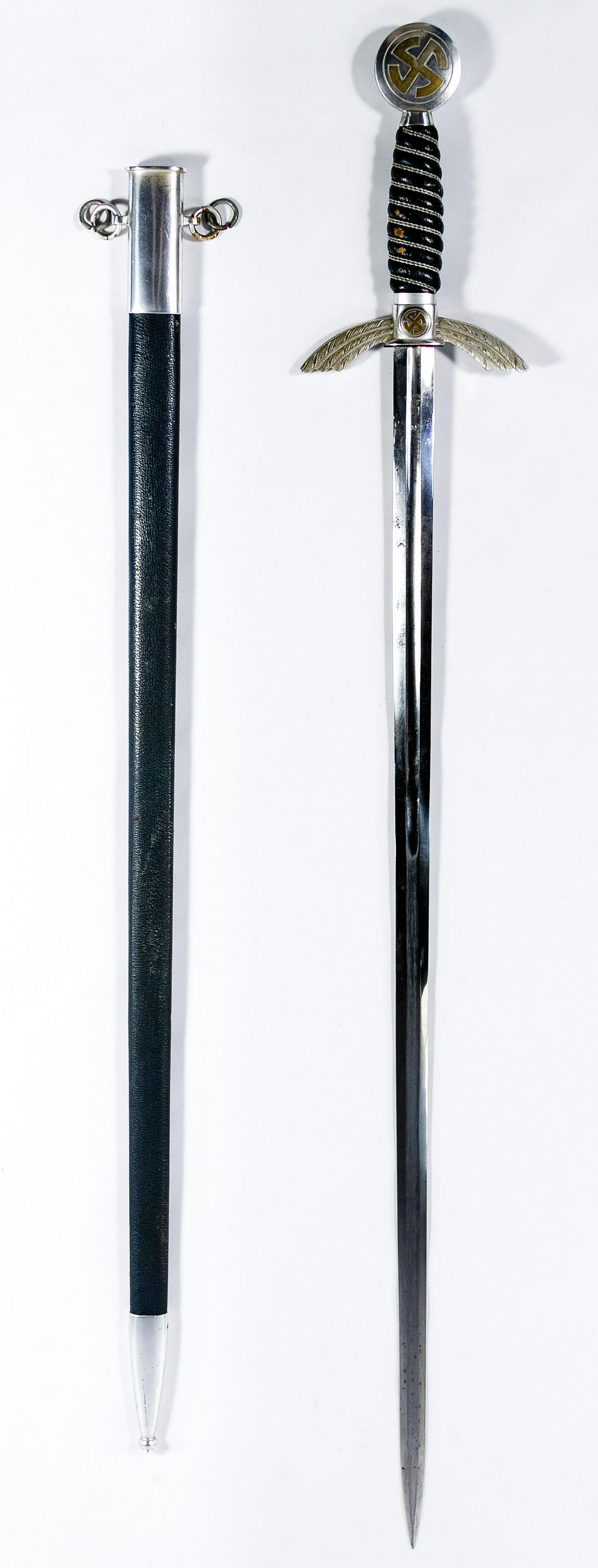 Lot 360: World War II German Luftwaffe Officer Sword and Scabbar