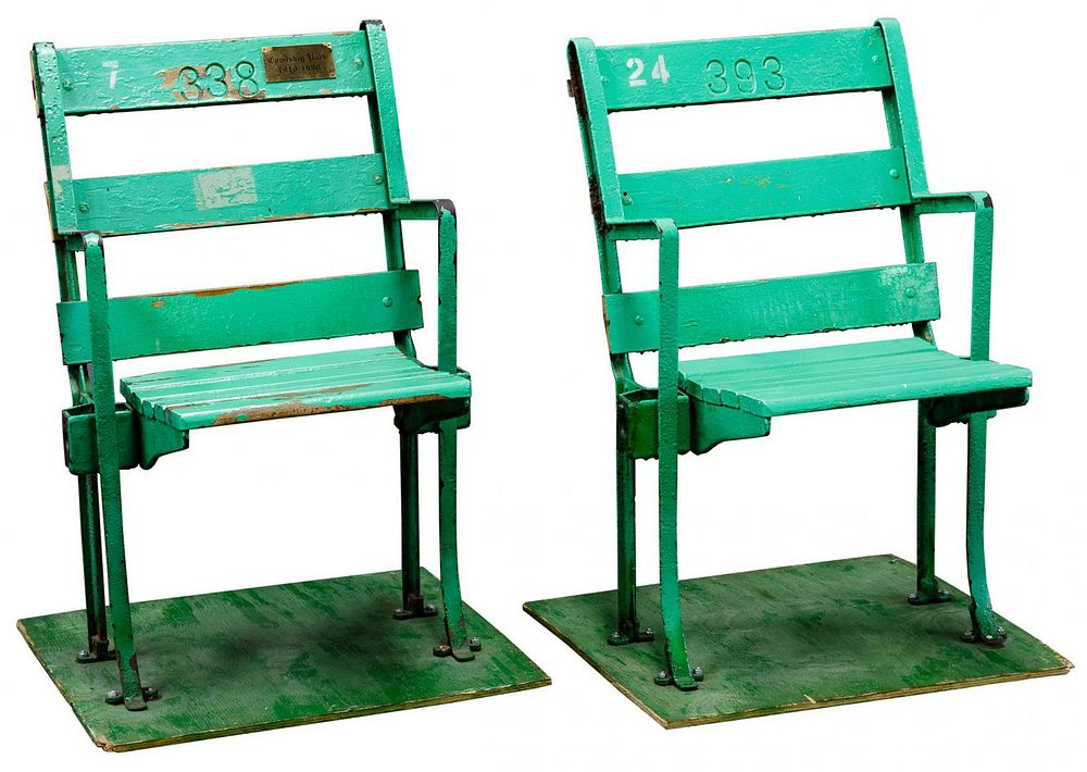 Lot 389: Chicago White Sox 'Comiskey Park' Stadium Seats