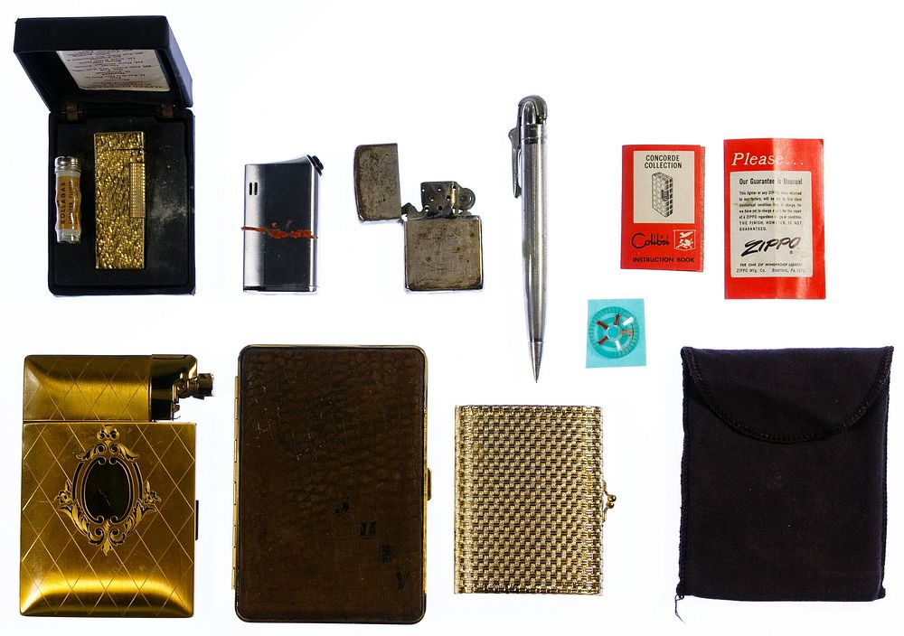 Lot 392: Lighter and Cigarette Case Assortment