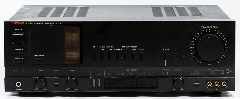 Lot 428: Luxman LV-105 Hybrid Tube Integrated Amplifier