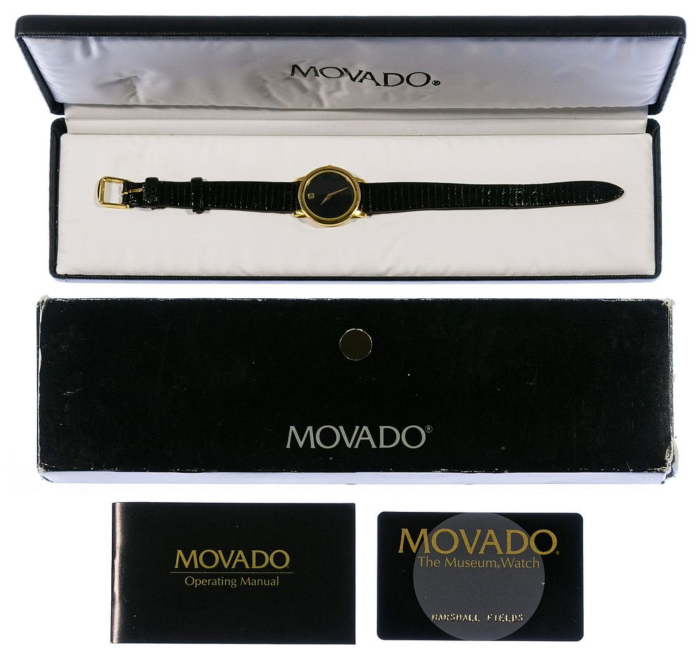 Lot 448: Movado 'Museum' Wrist Watch