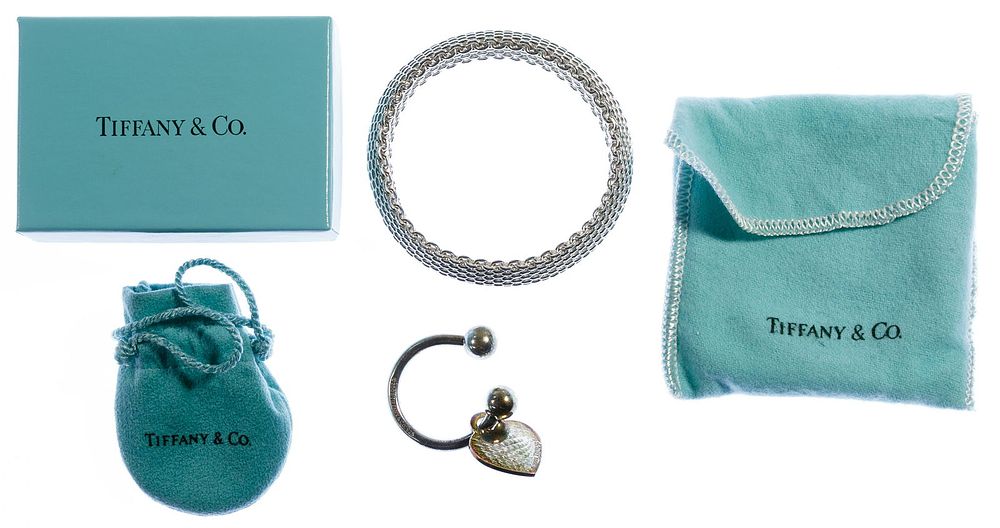 Lot 455: Tiffany & Co Sterling Silver Jewelry