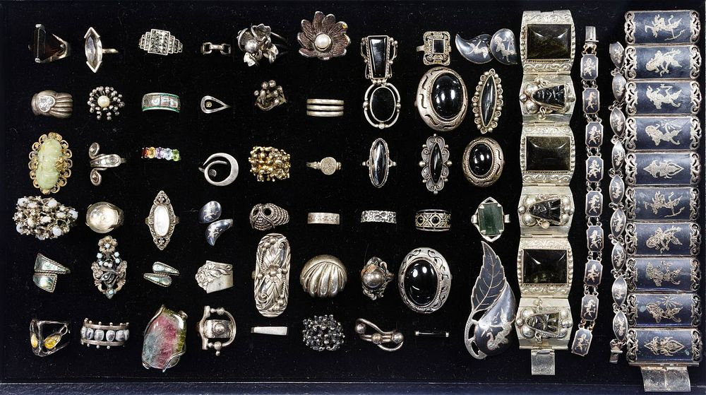 Lot 461: Sterling Silver Jewelry Assortment