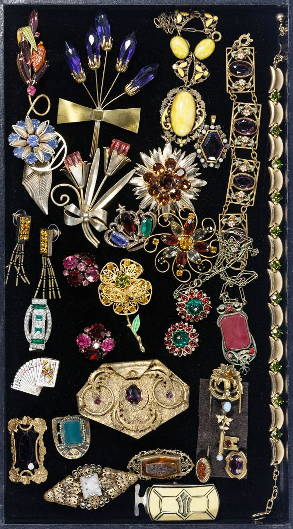 Lot 471: Costume Jewelry and Pocket Watch Assortment