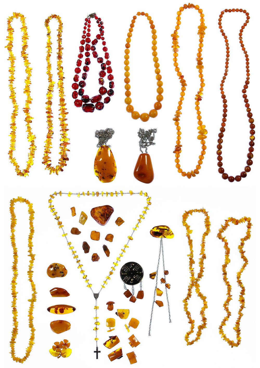 Lot 477: Amber Jewelry Assortment