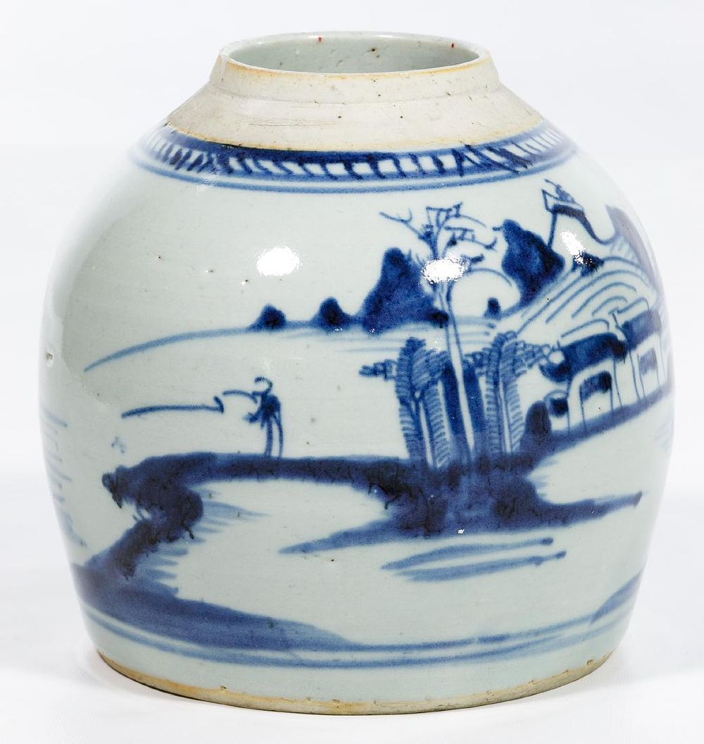 Lot 153: Chinese Blue and White Ginger Jar