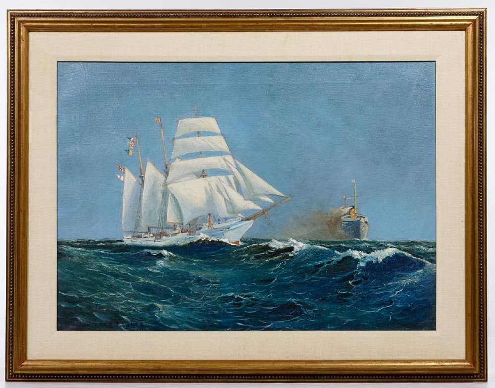 Lot 199: Anton Otto Fisher (American, 1882-1962) Oil on Canvas