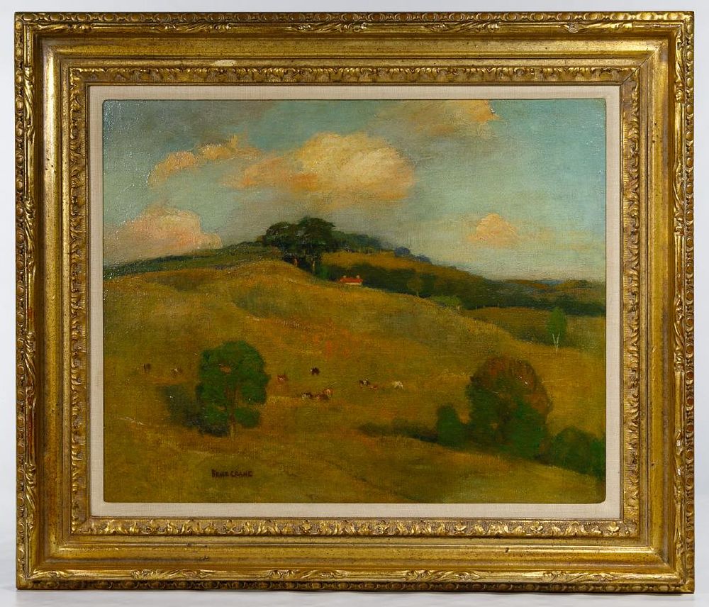 Lot 200: Bruce Crane (American, 1857-1937) Oil on Canvas