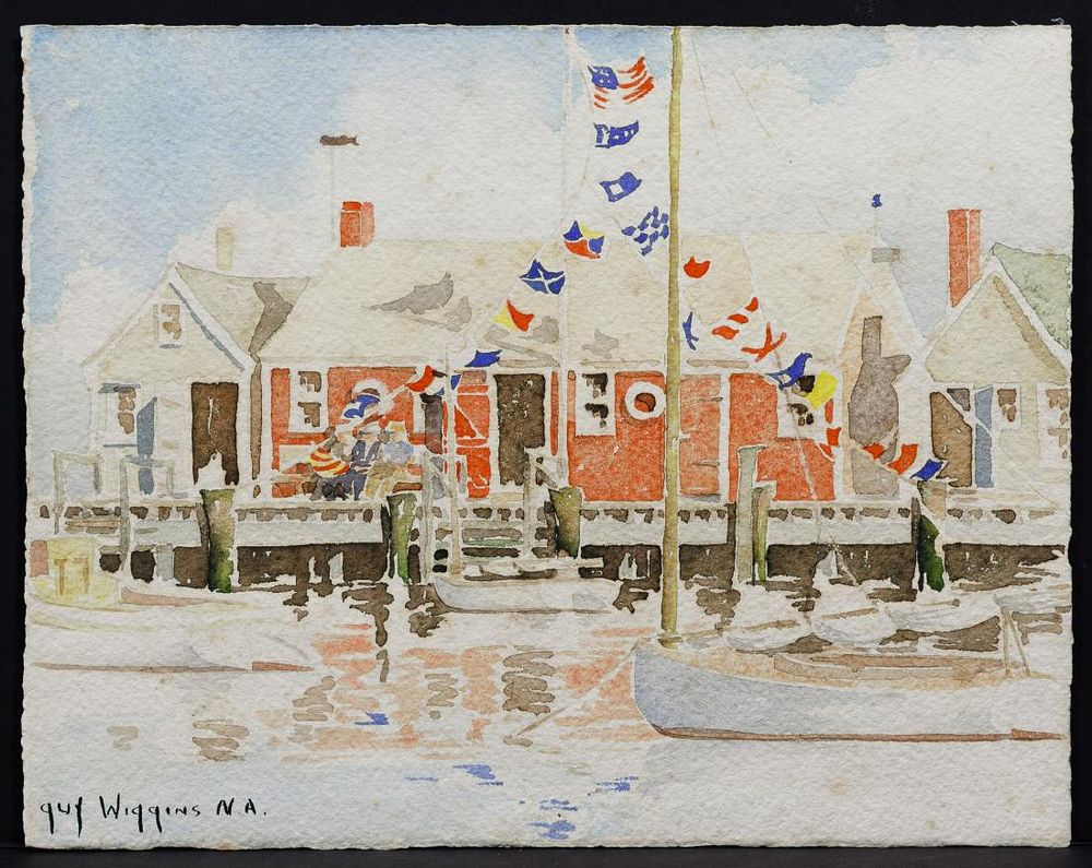 Lot 207: Guy Carleton Wiggins (American, 1883-1962) Watercolor