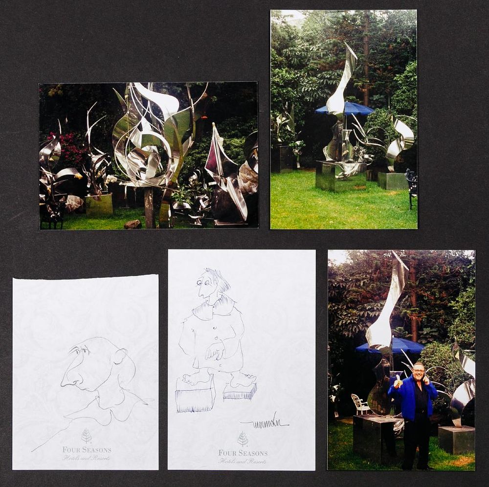 Lot 218: Leonardo Nierman (Mexican, b.1932) Sketches and