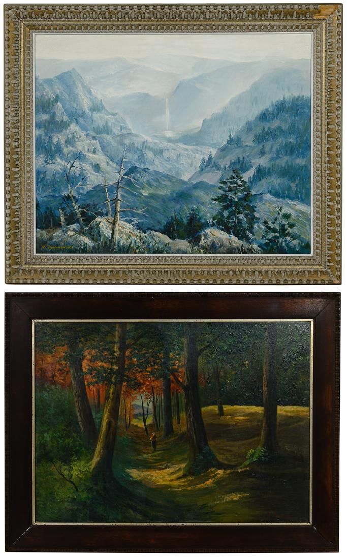 Lot 231: Esposito (European, 20th Century) Oil on Canvas