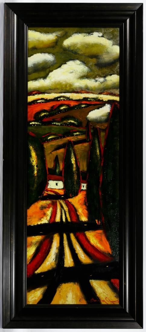 Lot 242: Sergey Cherep (Georgian, b.1969) Mixed Media on Board