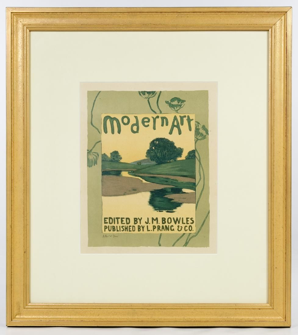 Lot 254: Arthur Wesley Dow (American, 1857-1922) Plate #36 Litho