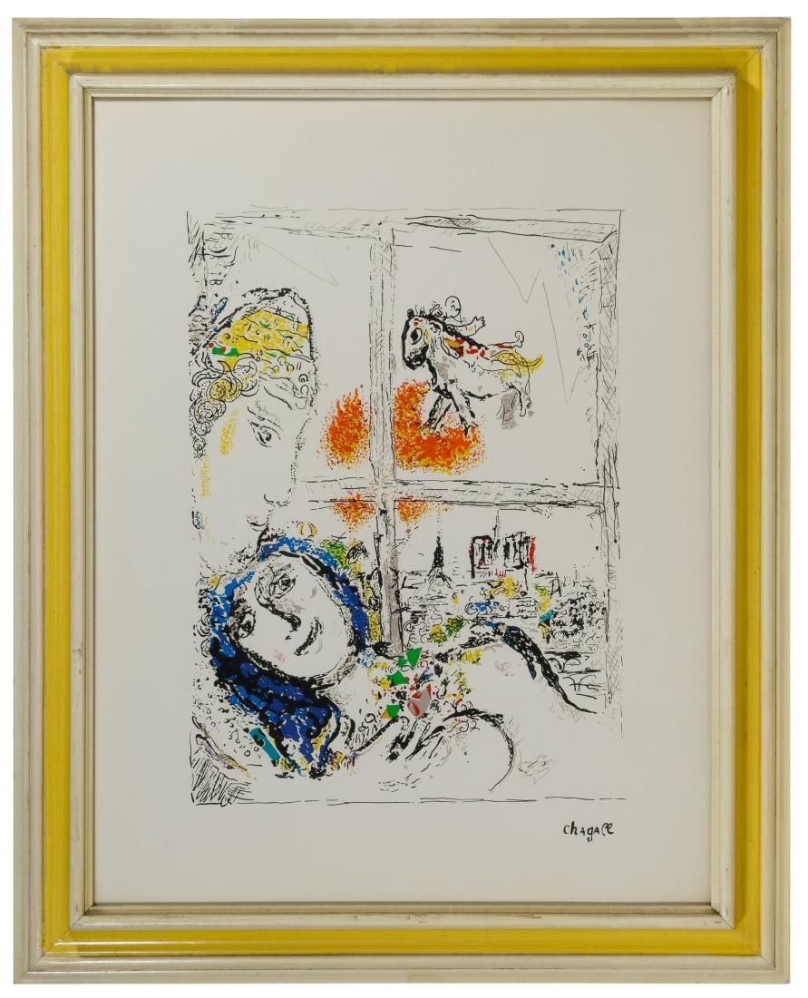 Lot 259: Marc Chagall (Russian / French, 1887-1985) 'Paris de la