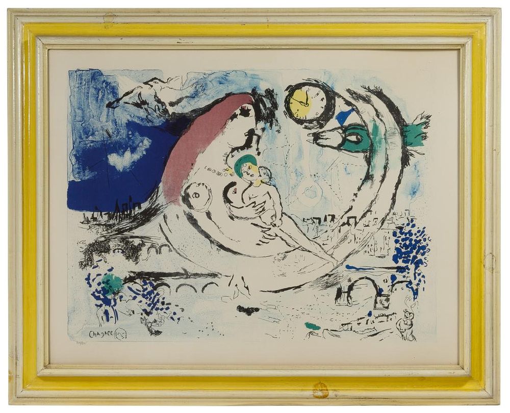 Lot 260: Marc Chagall (Russian / French, 1887-1985) 'Paysage