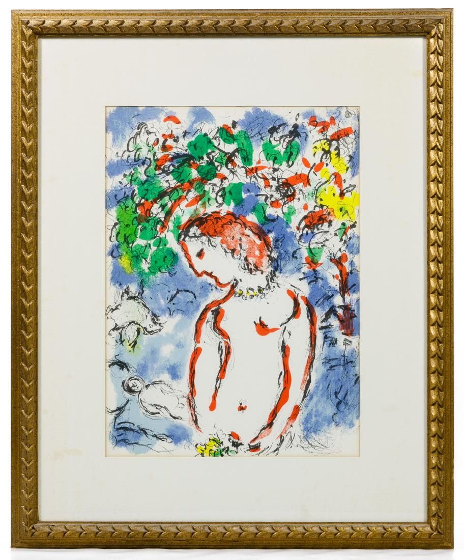 Lot 261: Marc Chagall (Russian / French, 1887-1985) 'Spring Day'