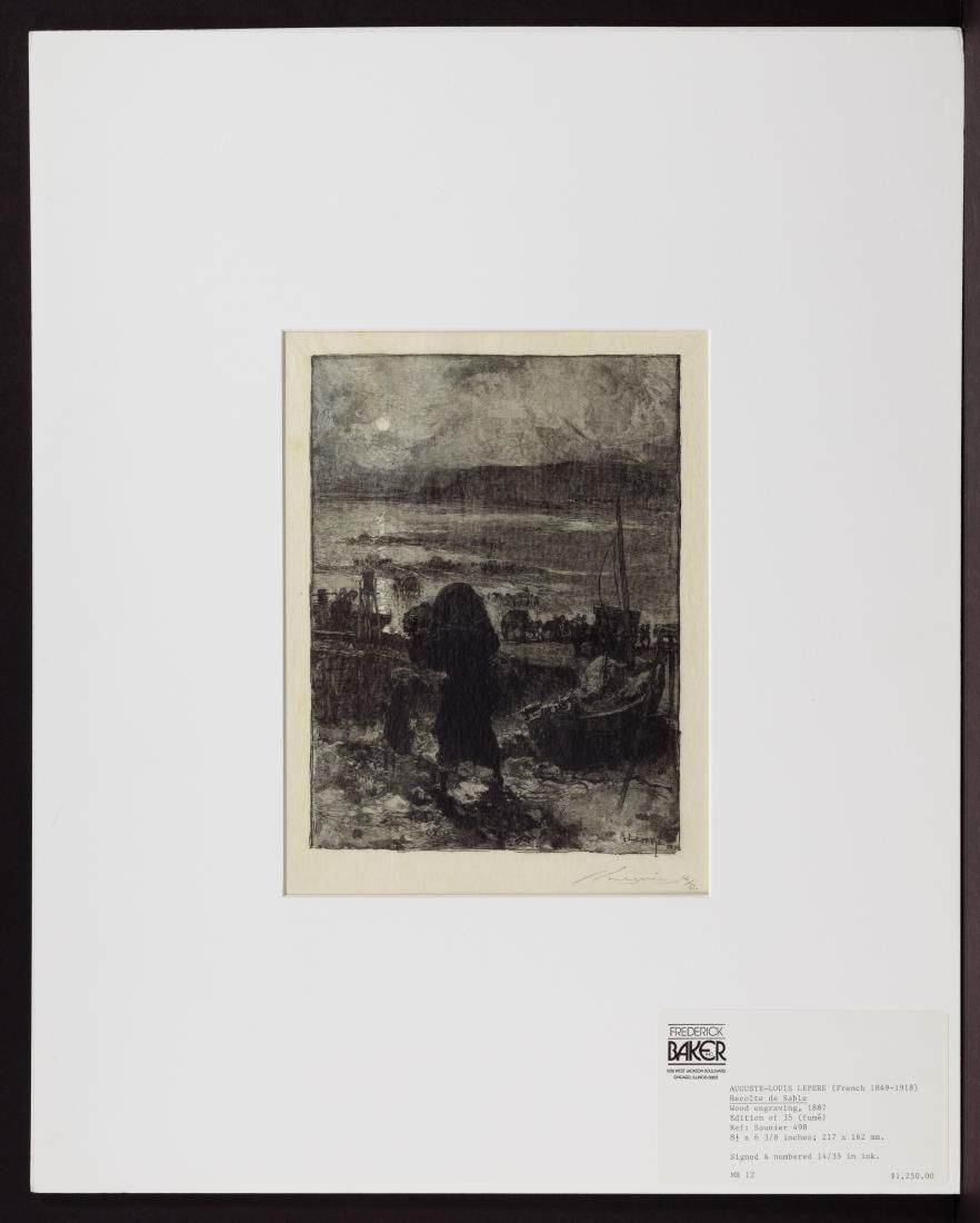 Lot 267: Auguste Louis Lepere (French, 1949-1918) 'Recolte de