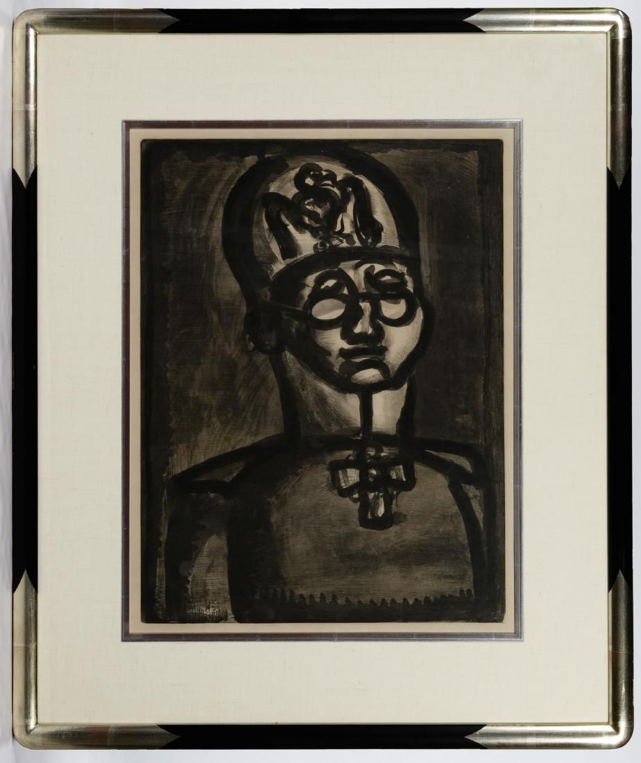 Lot 269: Georges Rouault (French, 1871-1958) 'Far from the Smile