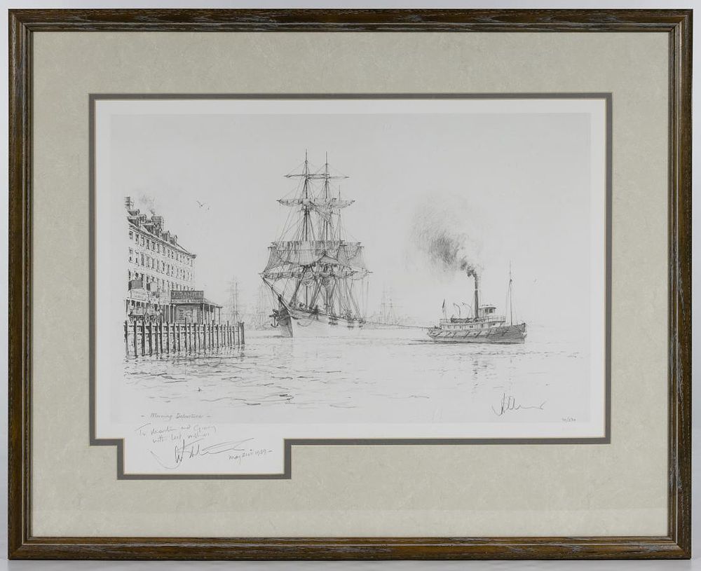 Lot 273: John Stobart (American, b.1929) 'Morning Departure'