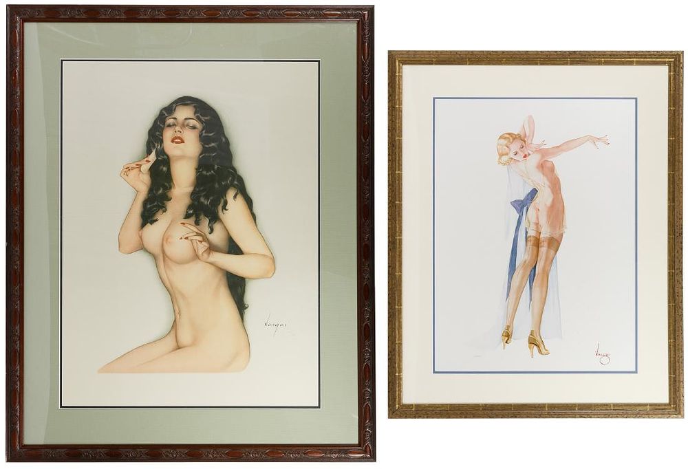 Lot 282: Alberto Vargas (American, 1896-1982) Lithographs