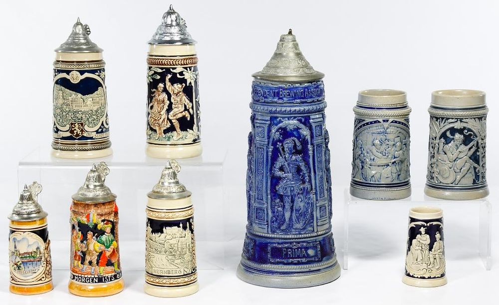 Lot 305: Beer Stein and Mug Assortment