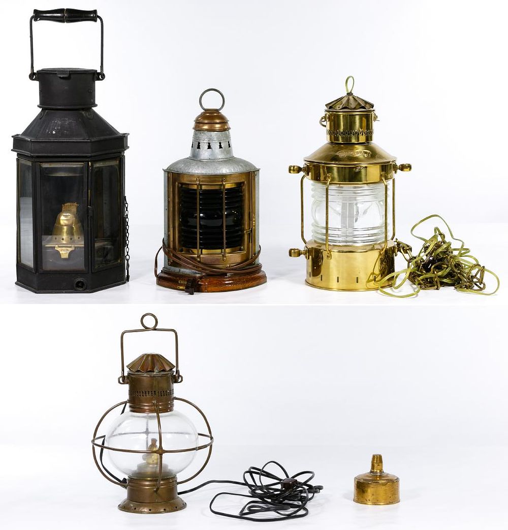 Lot 325: Ship Lantern Assortment
