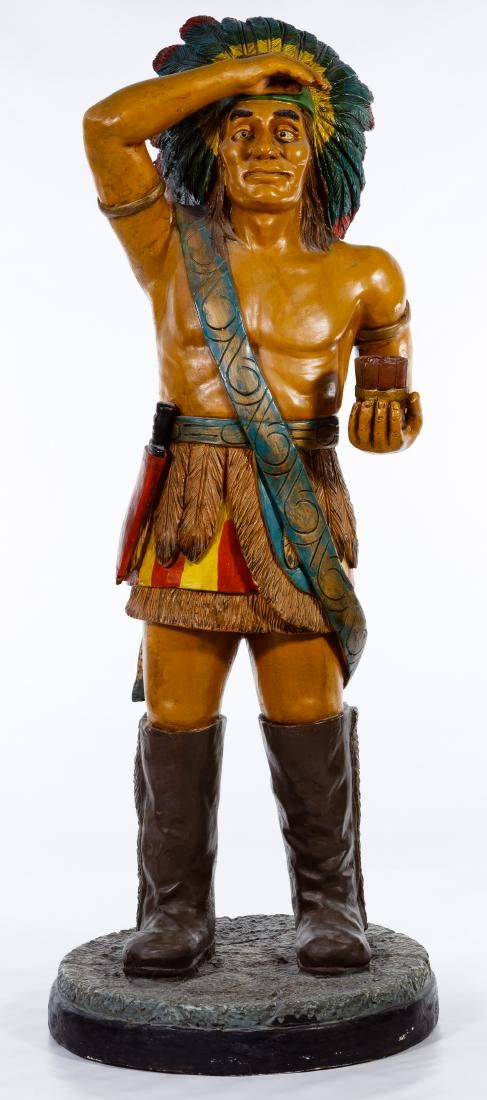 Lot 327: Cigar Store Indian