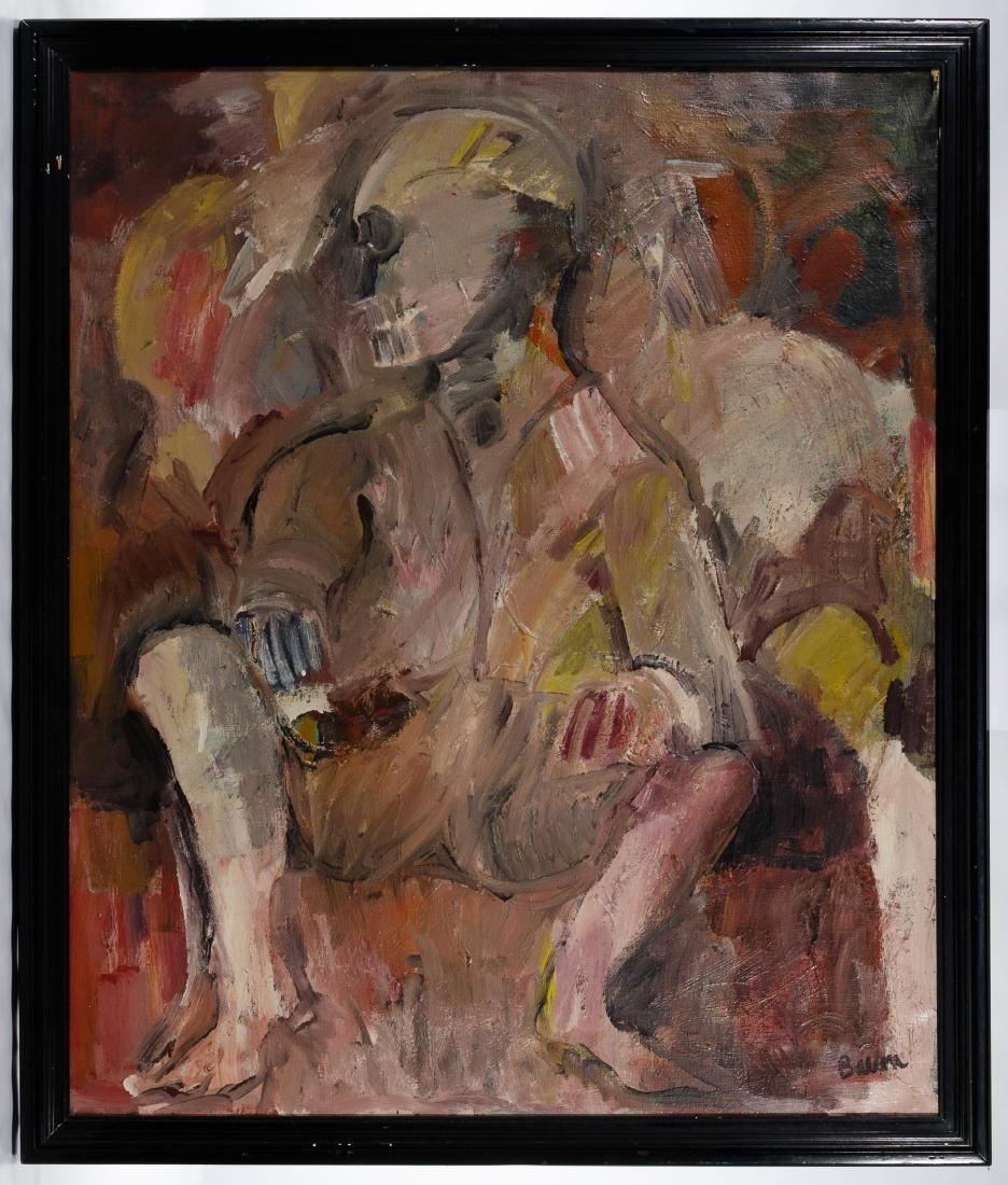 Lot 229: Don Baum (American 1922-2008) Oil on Canvas