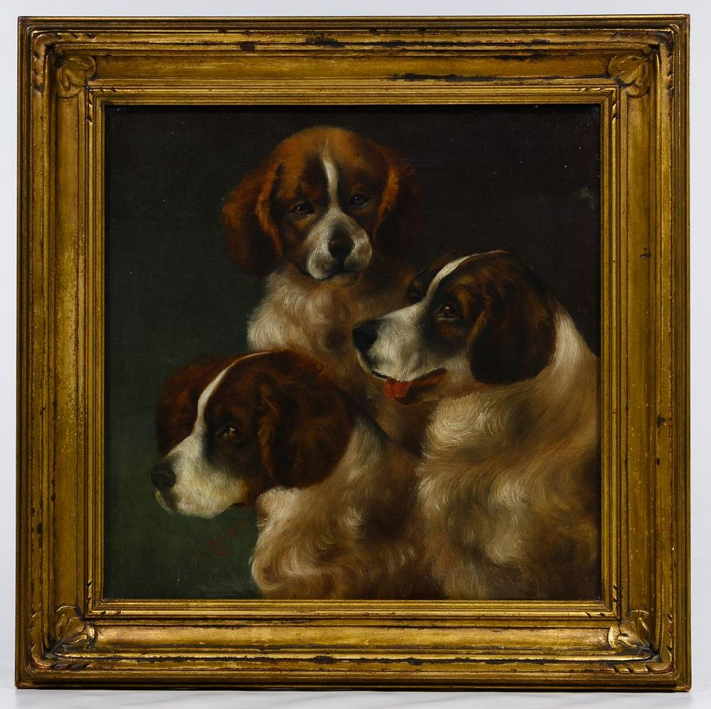 Lot 231: F. L. Stevens (American, 19th Century) Oil on Canvas