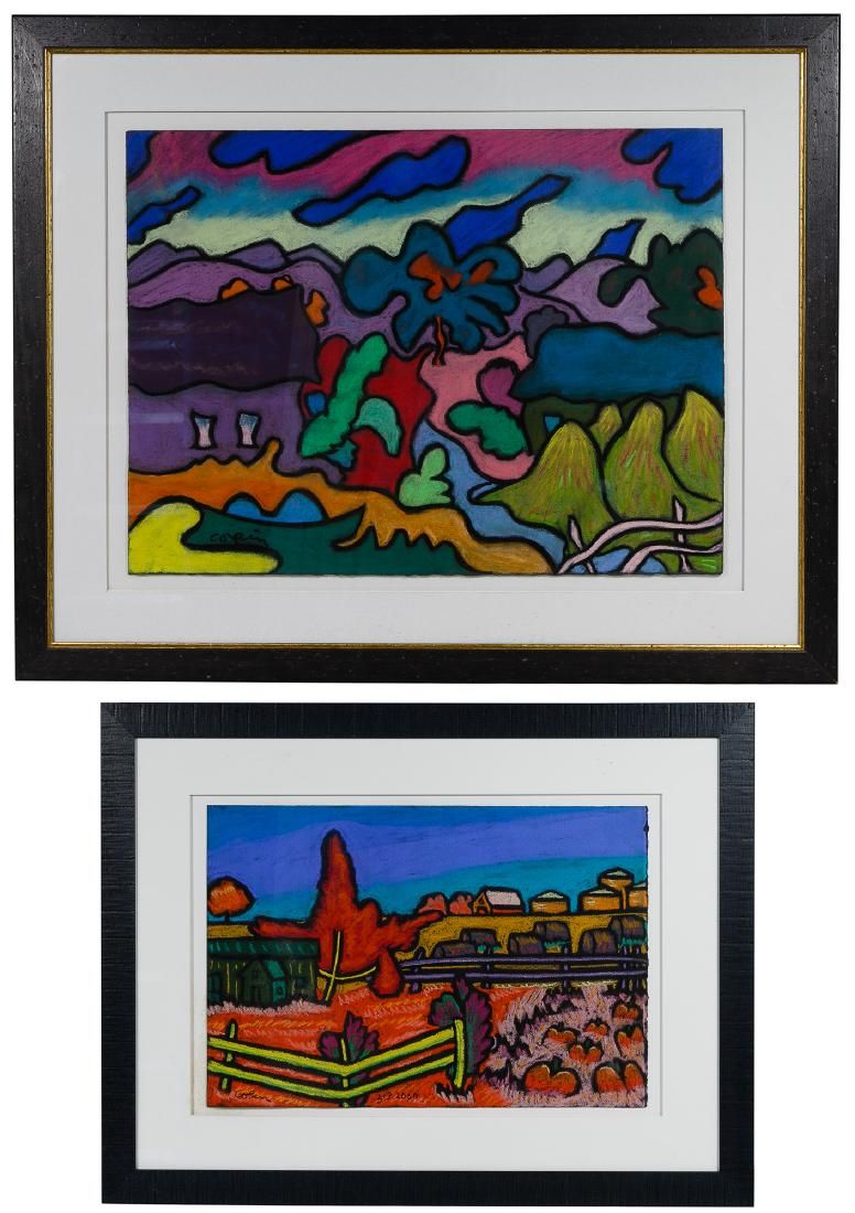 Lot 232: George Colin (American, b.1929) Pastel on Paper