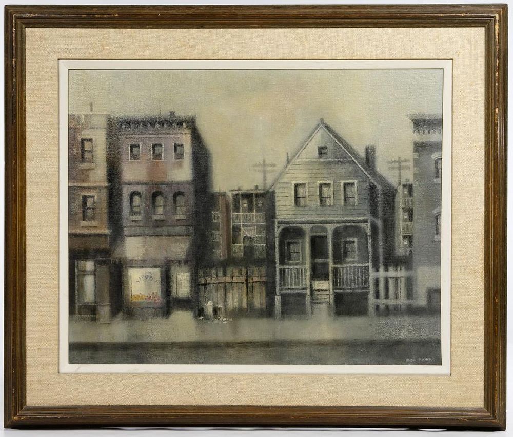 Lot 235: Irene Fisher (American, 20th Century) Oil on Canvas