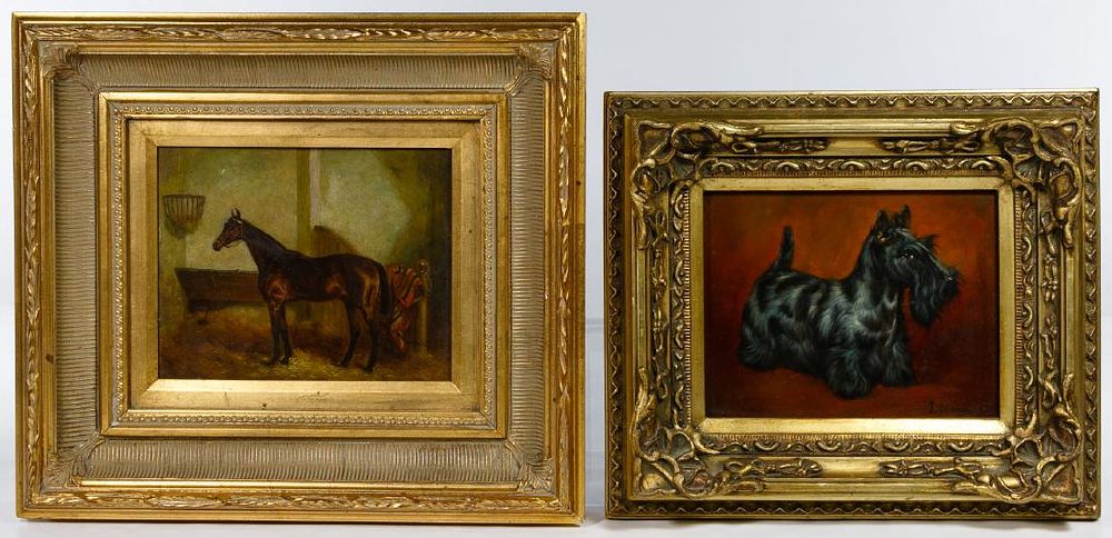 Lot 237: L. Cassidy (American, 20th Century) Oil on Board
