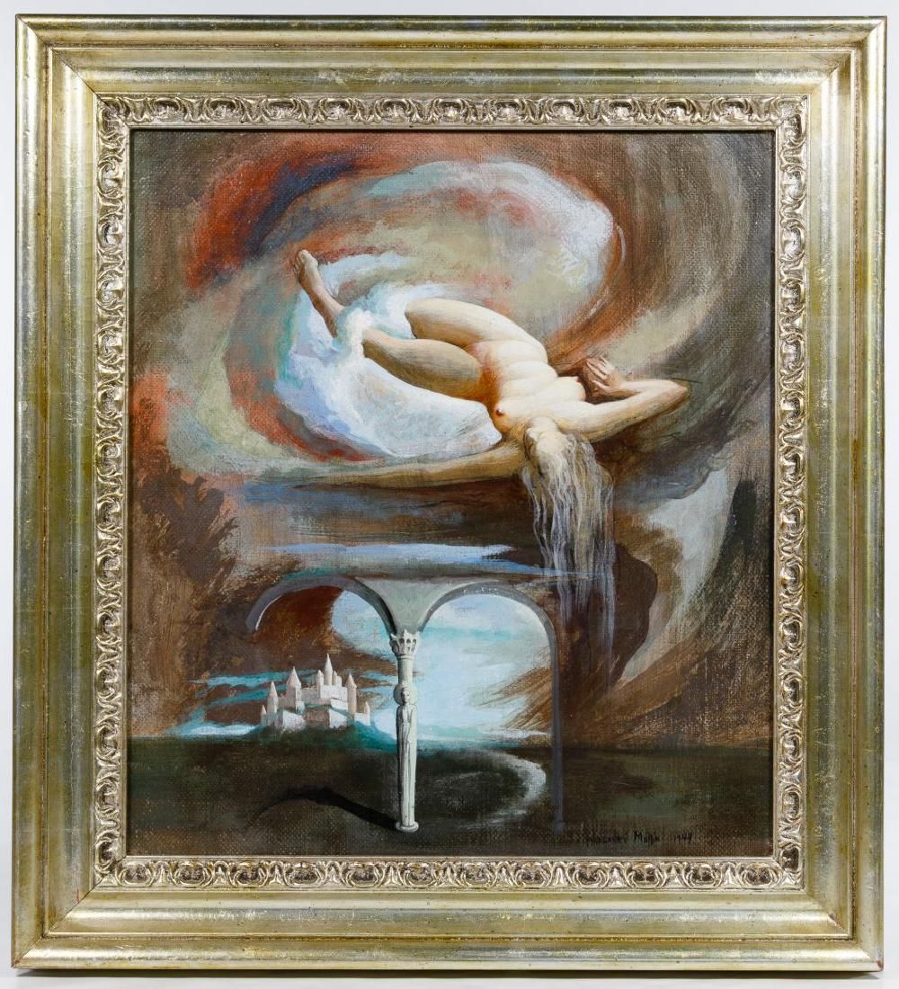Lot 238: Margaret Mullin (American, 20th Century) Oil on Canvas