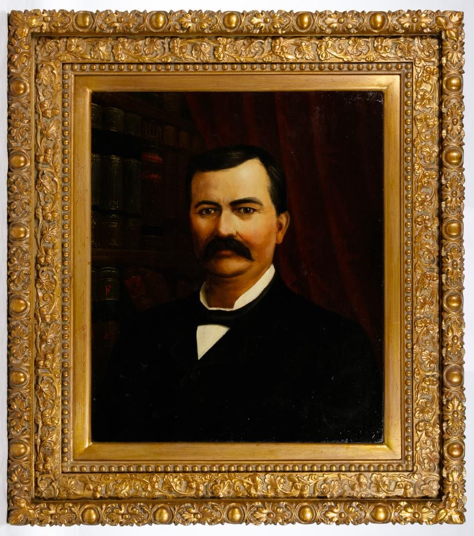 Lot 241: Unknown Artist (American, 19th Century) Oil on Linen