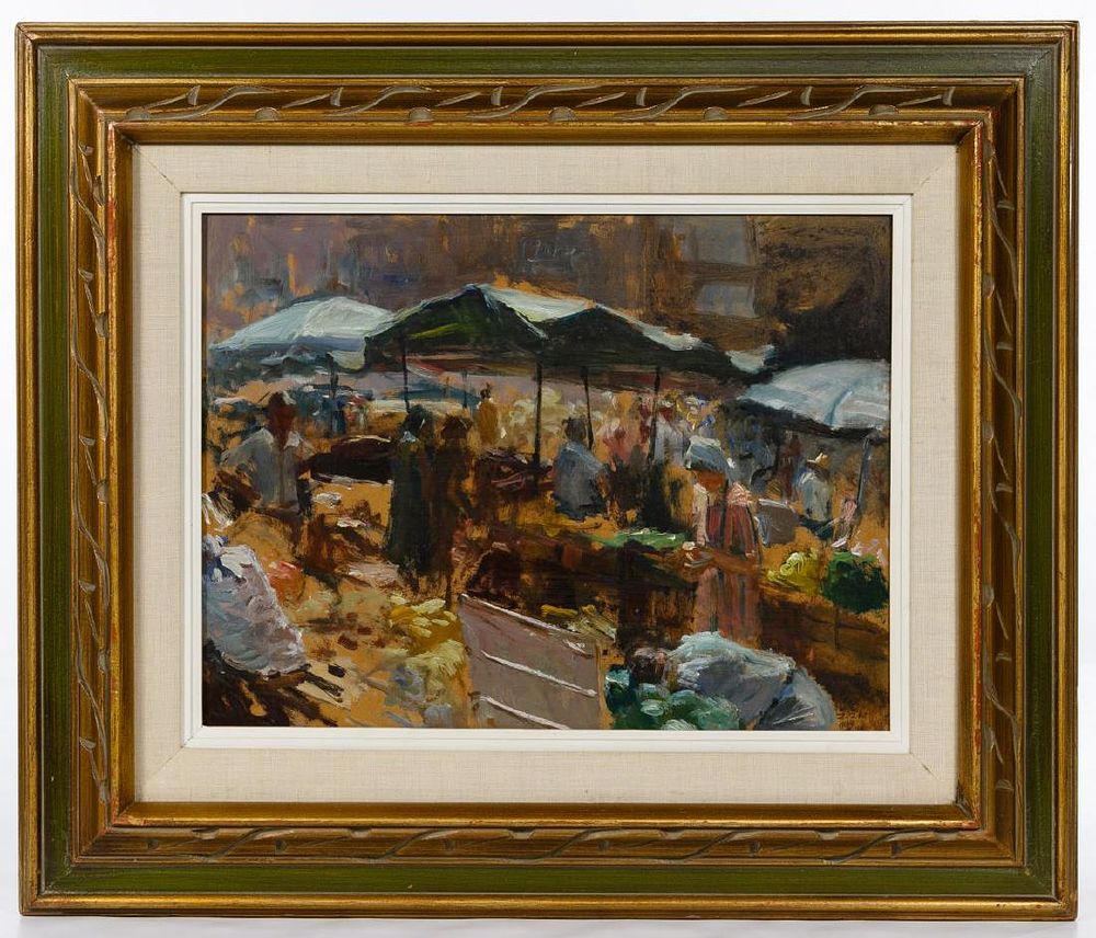 Lot 246: Zivko Zic (Croatian / American, 1924-2015) Oil on Board