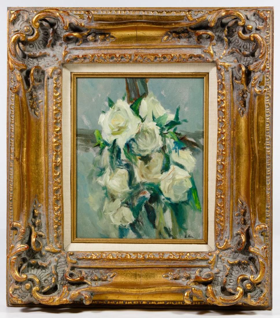 Lot 247: Zivko Zic (Croatian / American, 1924-2015) Oil On Board