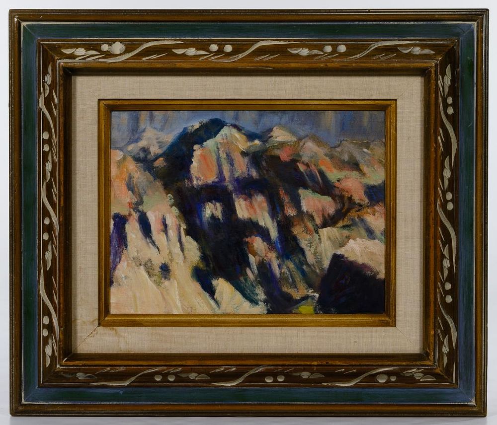 Lot 249: Zivko Zic (Croatian / American, 1924-2015) Oil on