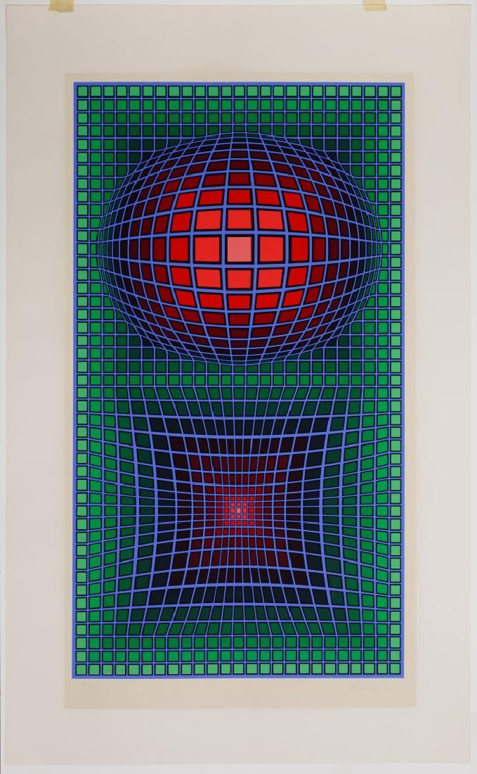 Lot 279: Victor Vasarely (French, 1906-1997) Lithograph