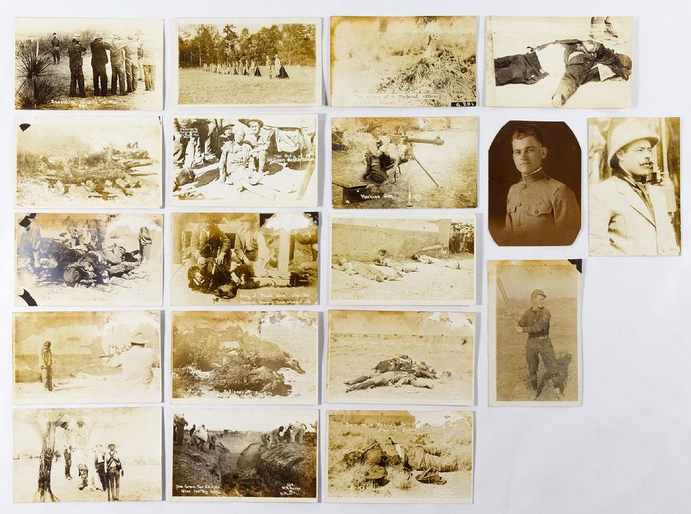 Lot 327: Military, Postcard and Photograph Ephemera Assortment