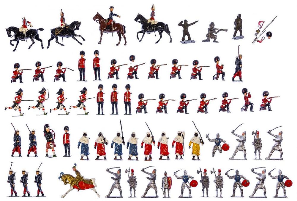Lot 345: Cast Metal Toy Soldier Assortment