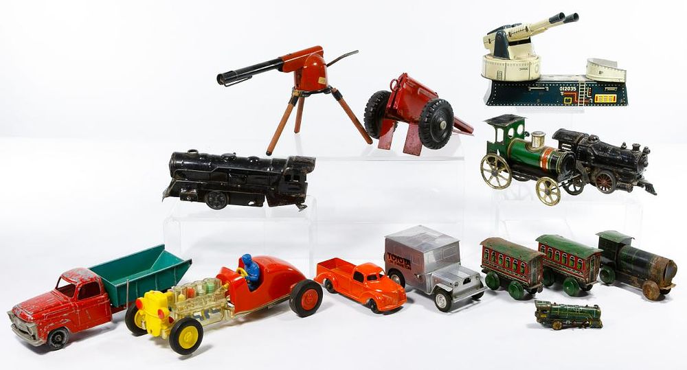 Lot 348: Pressed Steel and Plastic Car and Truck Assortment