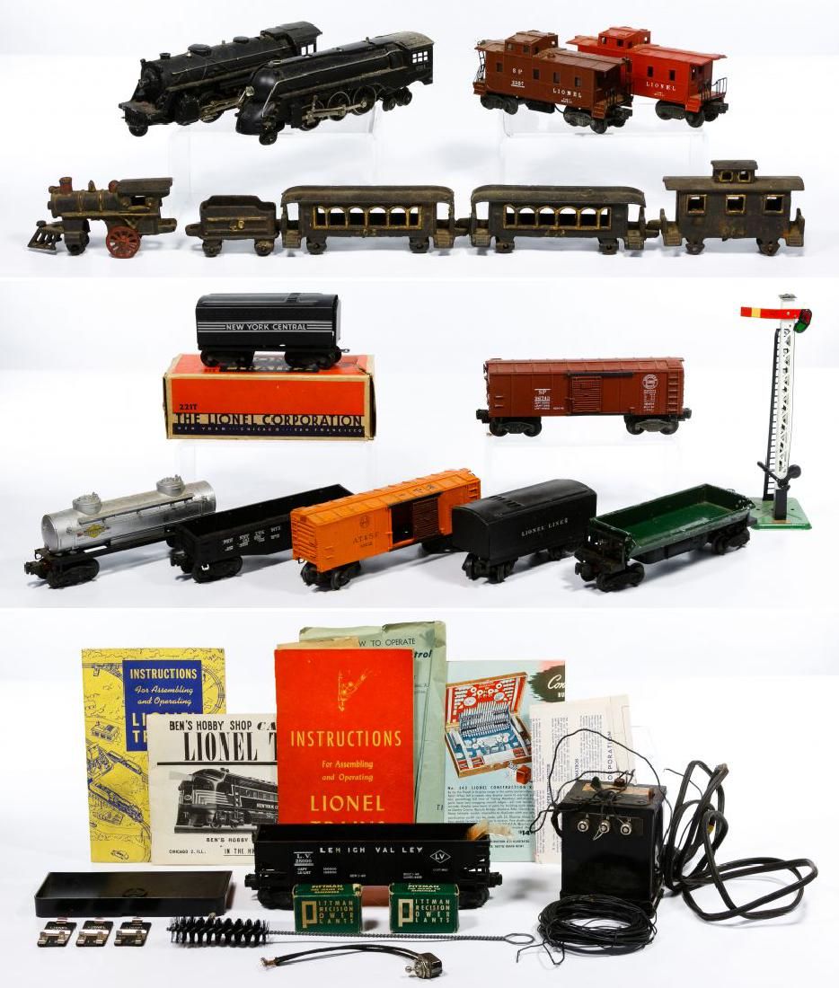 Lot 356: Lionel and Cast Iron Model Train Assortment