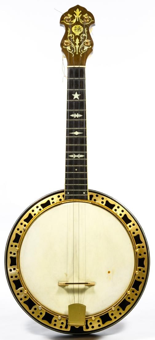 Lot 383: Pacheco & Klemm Banjo Ukulele with Case