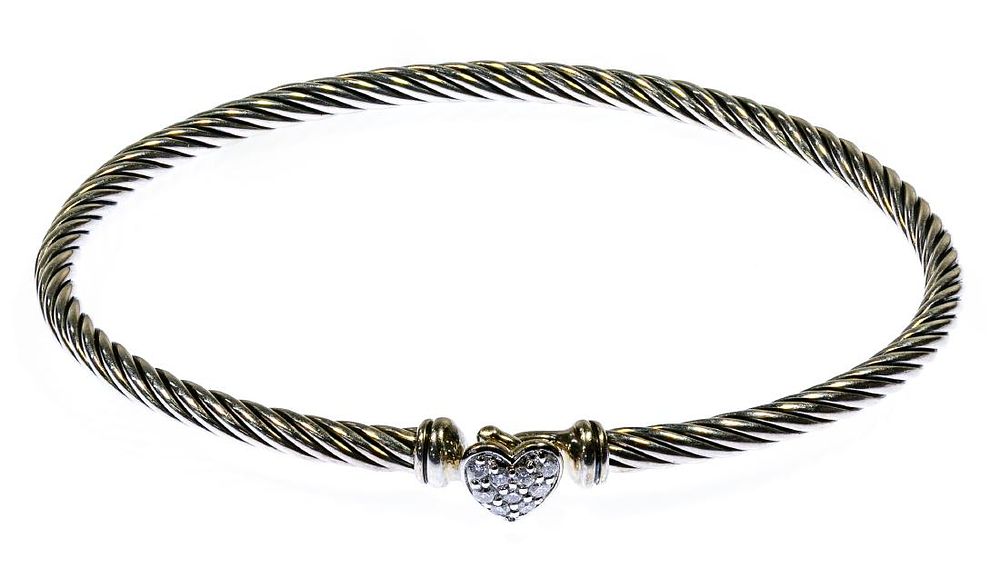 Lot 408: David Yurman Sterling Silver Bracelet