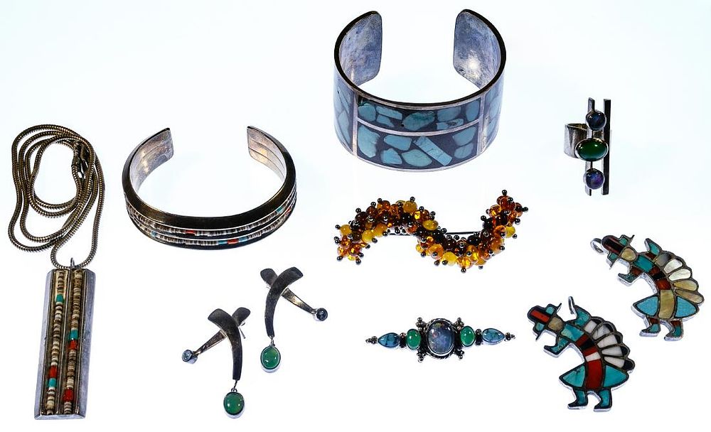 Lot 411: Silver Jewelry Assortment