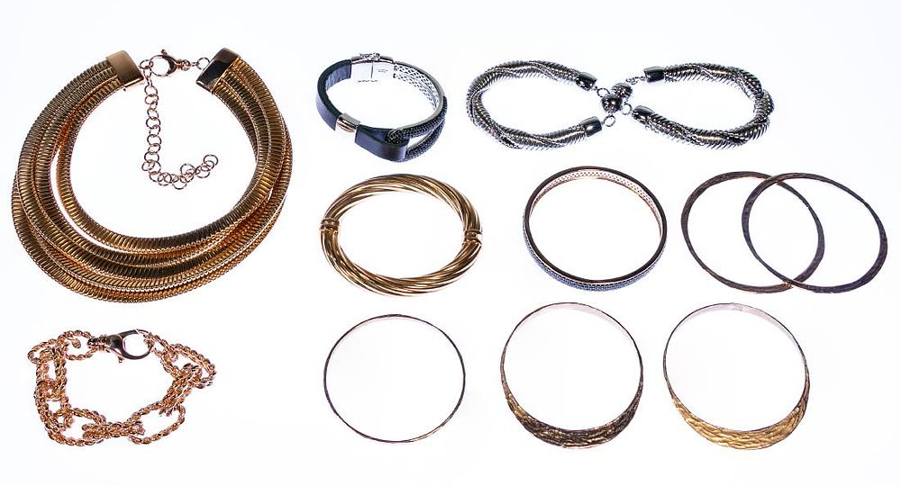 Lot 433: Milor Bronze Jewelry Assortment